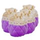thumbnail image 5 of 4 piezas antideslizante silla pierna protectores de piso gorras calcetines de tela púrpura, 5 of 5
