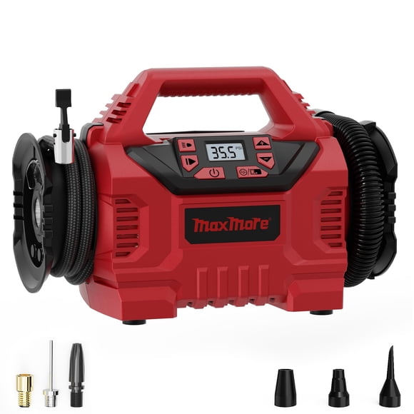 Inflador de neumáticos MaxMore 160 PSI inalámbrico compatible con Milwaukee