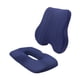 thumbnail image 5 of Cojín de espalda y asiento, cojín de silla de oficina, cojín de cóccix, almohadilla de almohada de soporte de respaldo espeso de respaldo de respaldo Azul, 5 of 5
