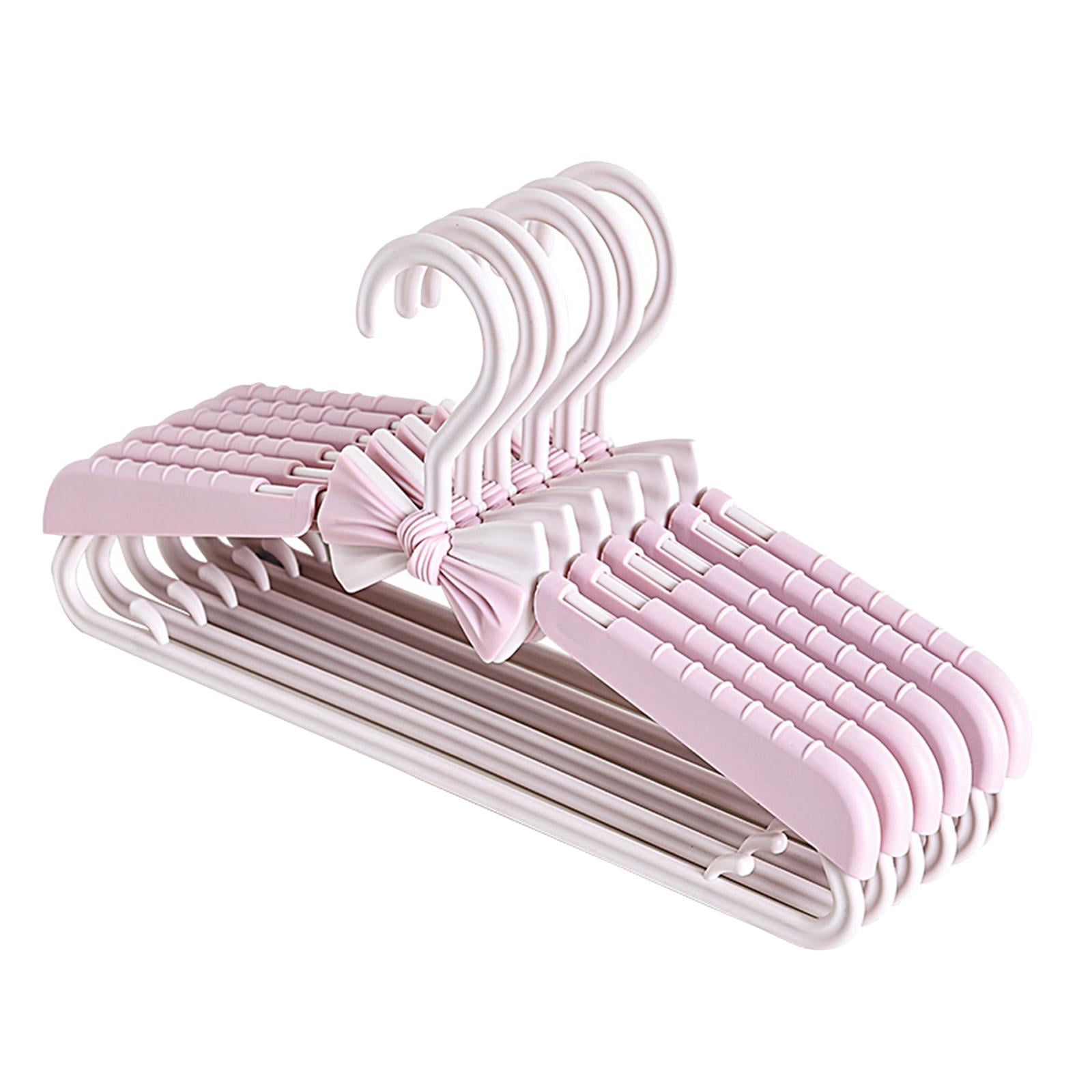 Bothyi - Percha Ajustable Para Niños Percha Retráctil Tendedero De Ropa Para Vestido Rosa