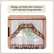 thumbnail image 3 of Juego de cortinas para ventana con estampado ACHIM, diseño de gallo y estampado, 3 of 6