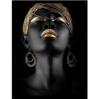 Genérico - Cuadro Decorativo Mujer Artistico 3 Medidas 30X40 Cm