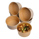 thumbnail image 1 of Envase bowl polipapel kraft 750cc con tapa por 50, 1 of 3