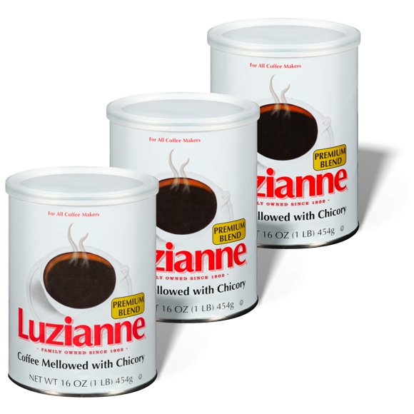 Café Luzianne Mezcla Premium 454 g x3 con Achicoria