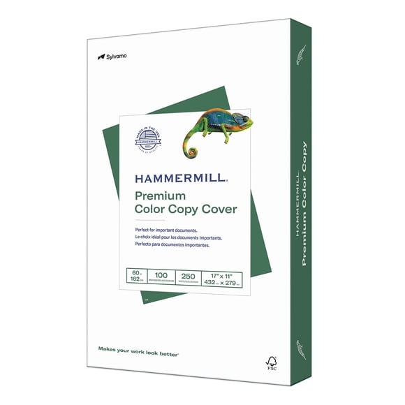 Cartulina Hammermill Premium Color Copy, 60 libras, 11 x 17, 250 hojas