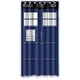 thumbnail image 1 of Cortina de ducha de Doctor Who, juego de cortina de baño con ganchos, tamaño 36 x 72 pulgadas, 1 of 3