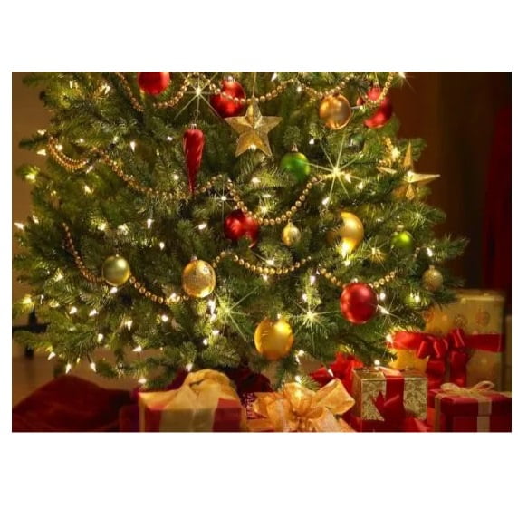 Genérico - Guirnalda De 800 Luces Amarillas Navideñas Decoración