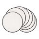 thumbnail image 1 of Juego de Manteles Individuales de Granja, Conjunto de 6 Manteles para Decoración de Mesa de Comedor Interior, Lavable, Mantel de Cocina Línea Negra de 15 pulgadas, 1 of 6