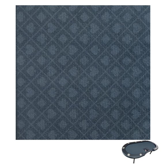 Mantel de póker Luckin Sports gris impermeable 274 × 142 cm