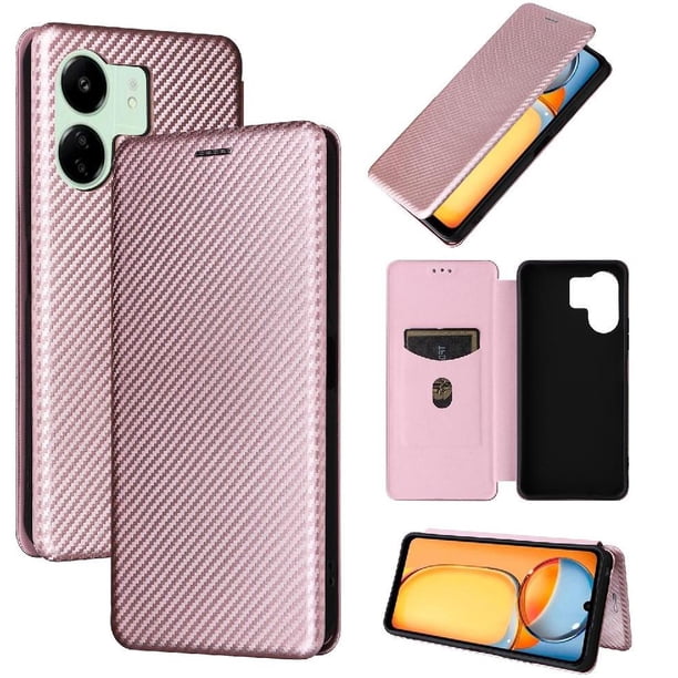 Funda Flip para FOXDOCK Xiaomi Redmi 13C 4G/5G - Funda magnética de negocios, funda protectora delgada