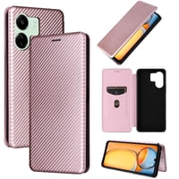 Funda Flip Para Foxdock Xiaomi Redmi 13C 4G/5G - Funda Magnética De Negocios, Funda Protectora Delgada