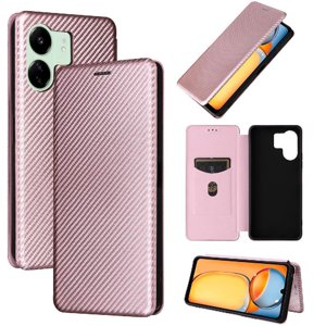 Funda Flip Para Foxdock Xiaomi Redmi 13C 4G/5G - Funda Magnética De Negocios, Funda Protectora Delgada