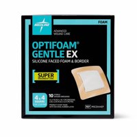 Aderezo Medline Optifoam Gentle Ex Bordered 10 Unidades 10X10 Cm