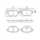 thumbnail image 1 of Pastillas Freno Para Auto 803.61660, 1 of 1