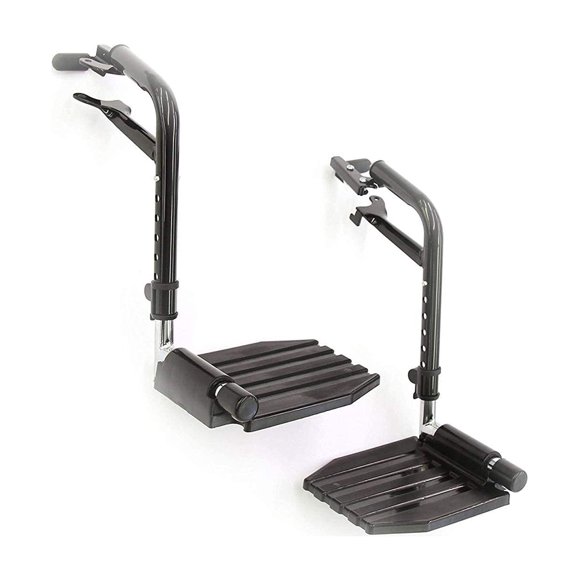 Reposapiernas para silla de ruedas Invacare, abatible y ajustable en longitud