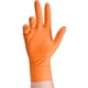 thumbnail image 2 of Guantes desechables TitanFlex ThorGrip Heavy Duty de nitrilo naranja, 2 of 9