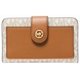 thumbnail image 1 of Cartera Michael Kors MK Charm Vainilla/Roble, 1 of 3