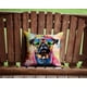 thumbnail image 4 of Almohada Decorativa Pug Hippie Dawg 14x14, 4 of 6