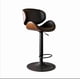 thumbnail image 2 of Pack 2 Sillas Bar Taburete Madera PU Negro/Negro Cisne, 2 of 4
