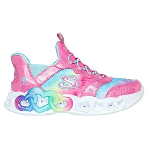 Zapatillas Urbanas Skechers Heart Lights Infantil | 303755L-Bkmt - Talla 31