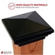 thumbnail image 3 of Remate para poste ATLANTA POST CAPS 4x4 negro estilo pirámide para exterior, 3 of 9