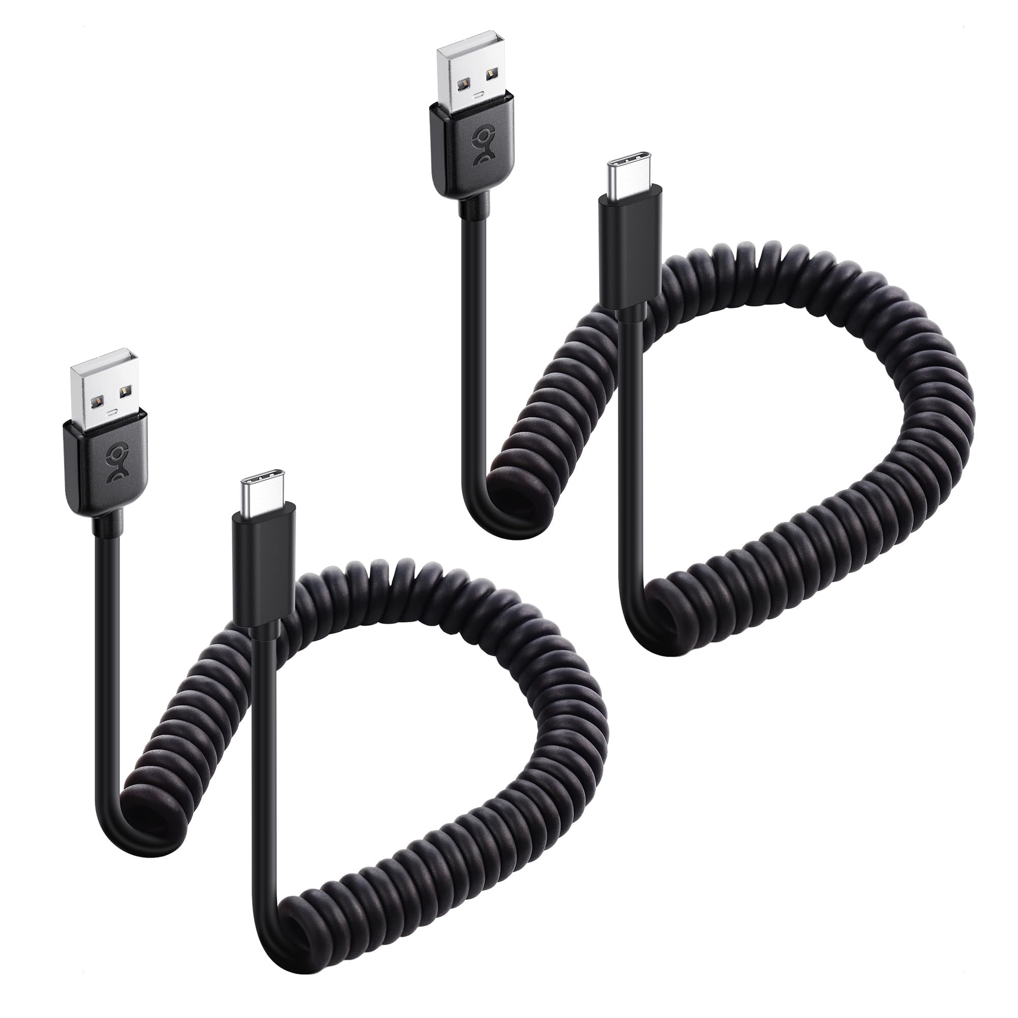 Cable De Carga Cable Matters Usb A Usb C Enrollado De 1 A 4 Pies 3 A