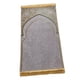 thumbnail image 1 of Oración Alfombra Decoración Exquisita Poliéster Antideslizante Para Eid Viajes Meditación Gris, 1 of 5