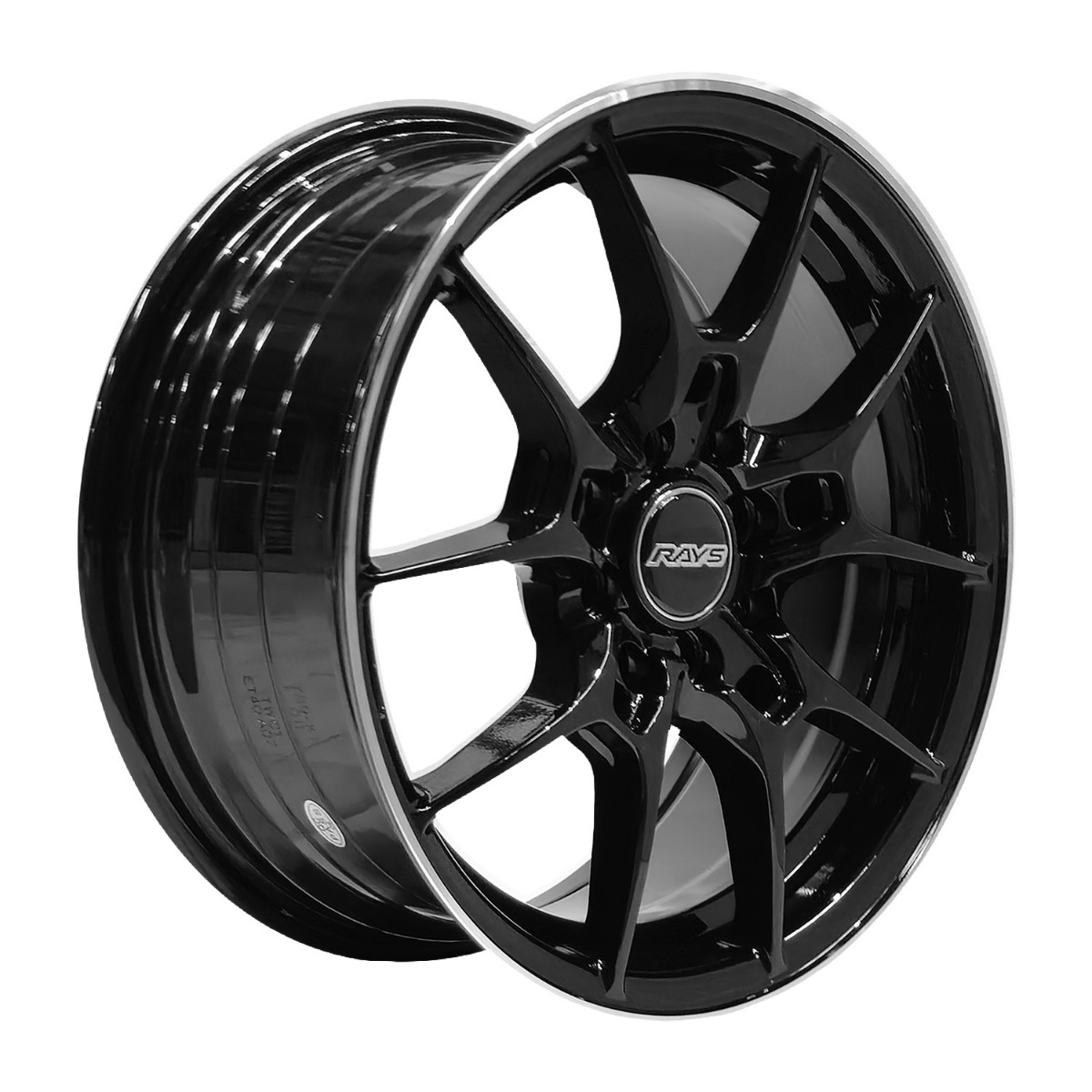 Set 4 Llantas 15X6.5 4X100/4X114 Et40 Rays-G025 B-Lm