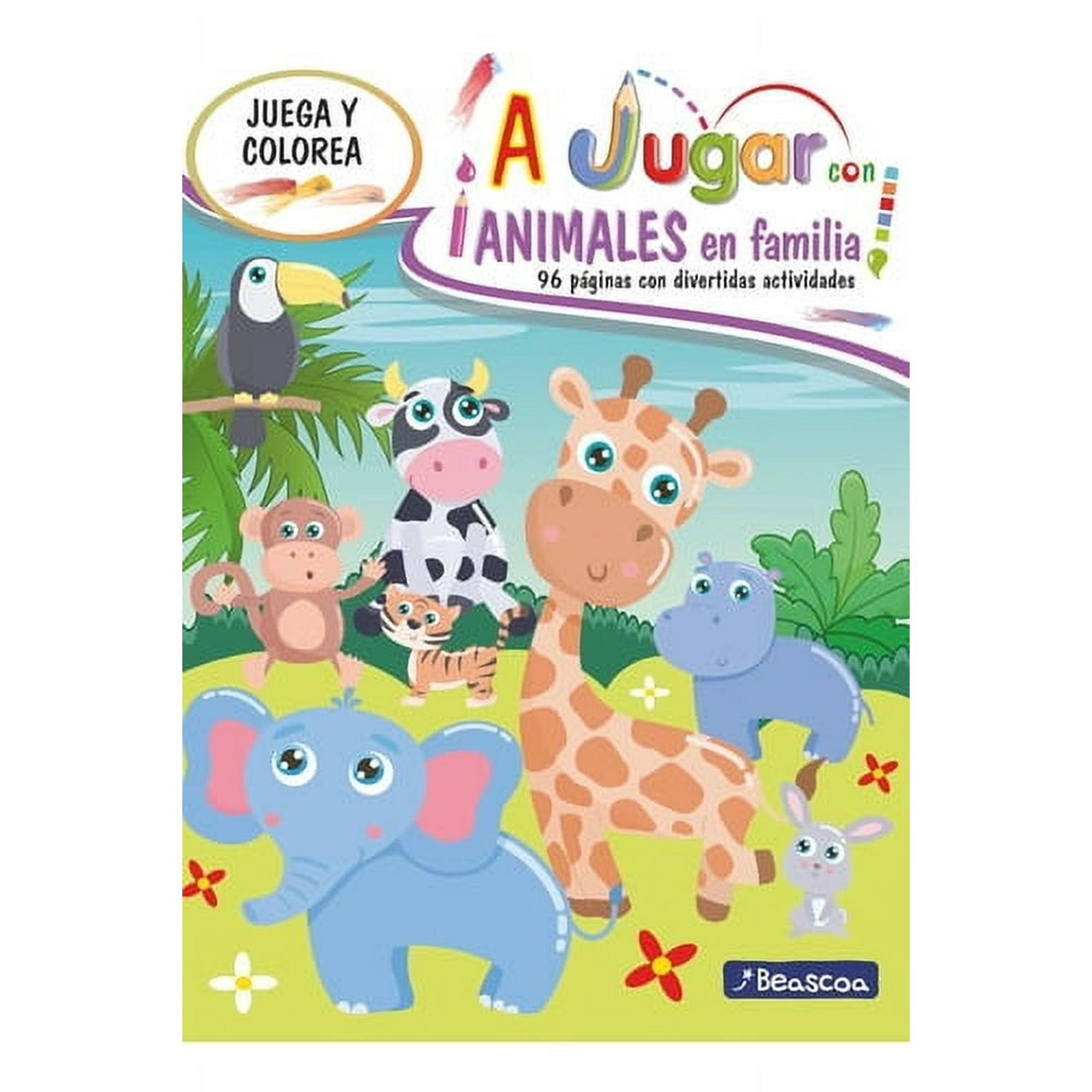 Libro A Jugar Con Animales En Familia - Beascoa