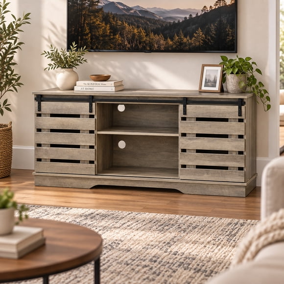 Rack Para Tv 65 " Ralco Light Grey