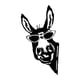 thumbnail image 4 of Arte De Metal De Burro Arte De Patio De Burro De Metal Hecho A Mano Para Jardín Patio Estilo B, 4 of 5