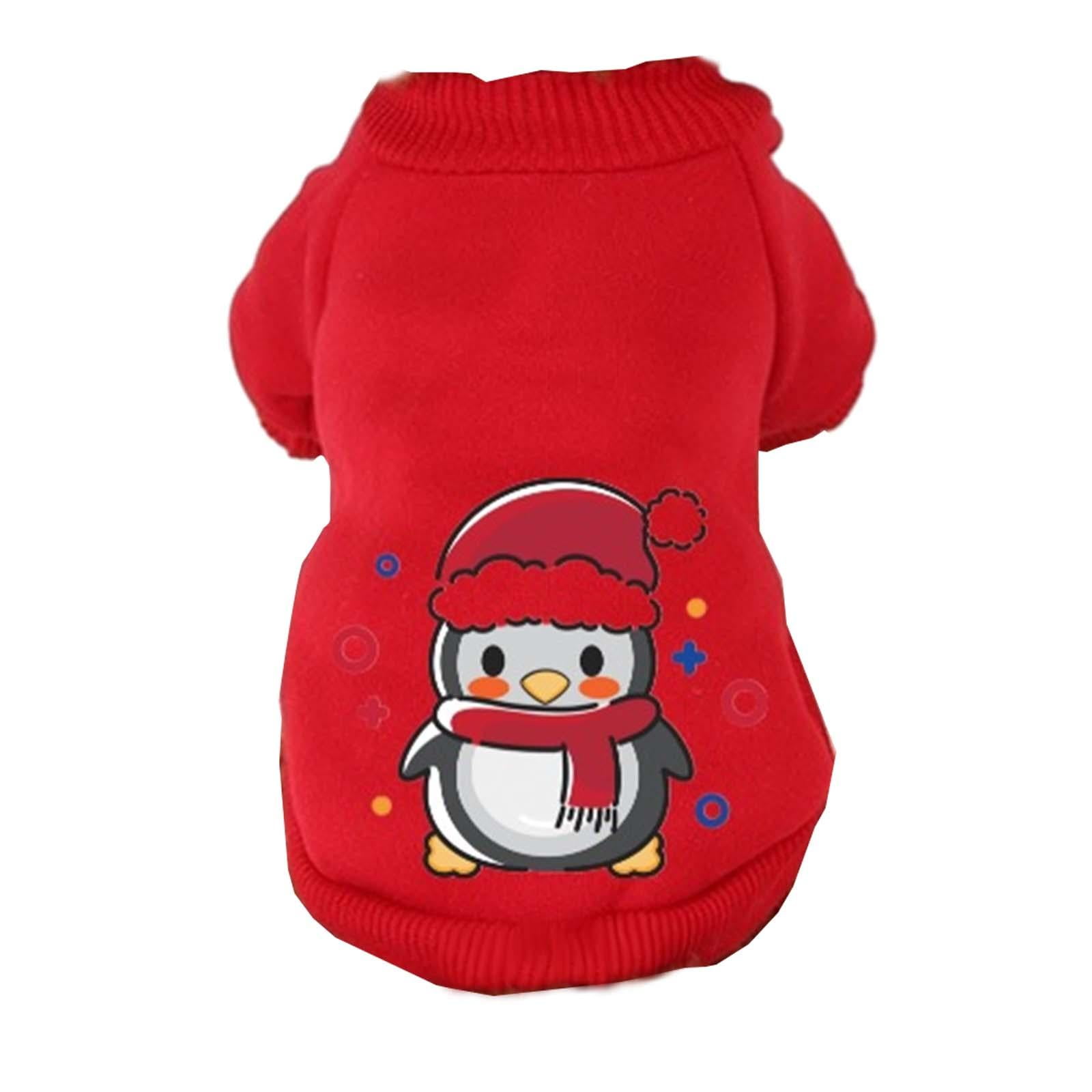 Ioensy - Navidad Cachorro Perro Sudadera Con Capucha Cachorro Perros Sudadera Invierno Otoño Cachorro Trajes Xxl