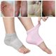 thumbnail image 3 of Xiao Hua Calcetines de Tacón de gel de Sílice Humectante, Calcetines Protectores para el Cuidado de la Piel Del Pie Seco y Agrietado, Forro de gel de Malla 1 Par, Gris, 3 of 4