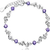 Genérico - Pulsera Plata 925 Infinito Mujer Elegante