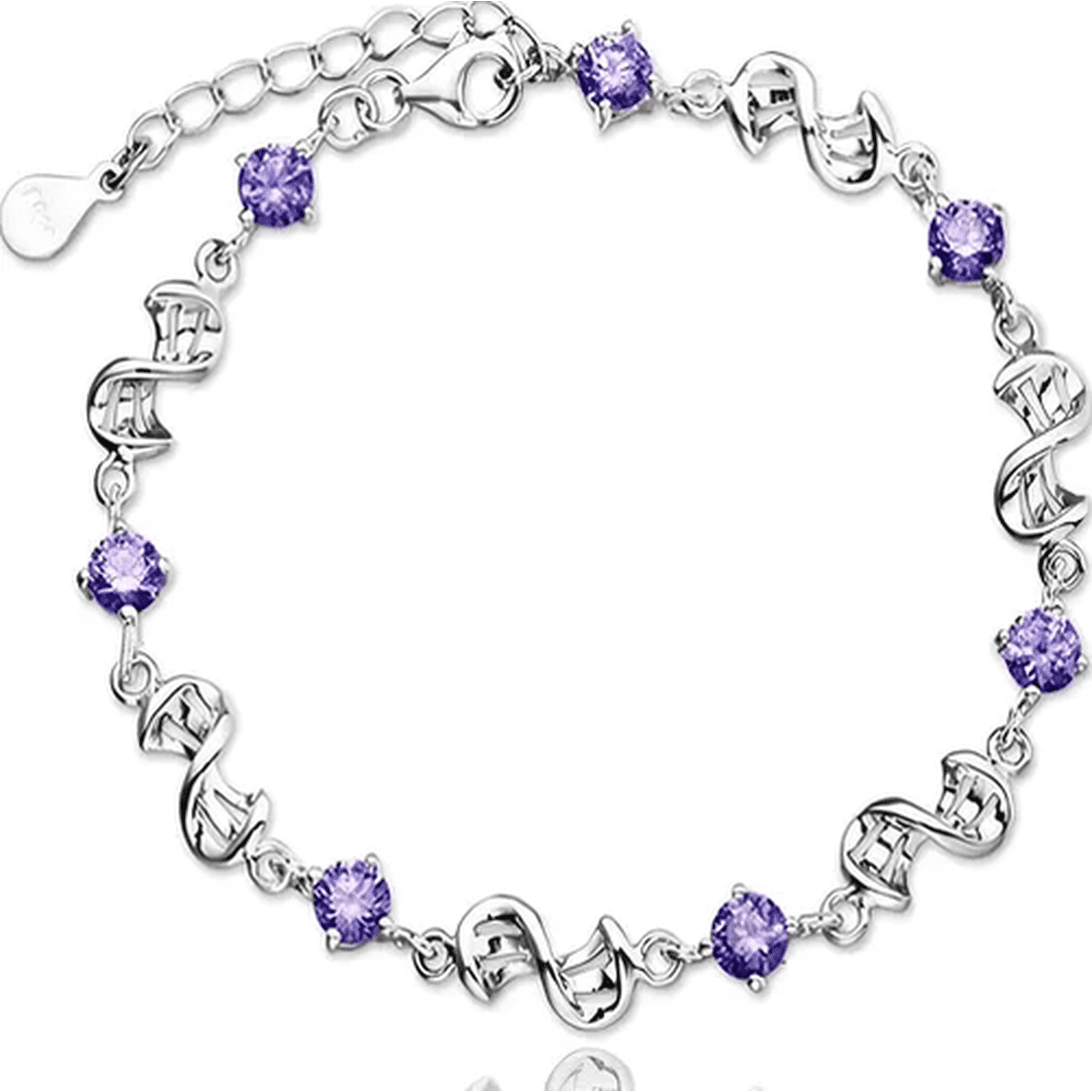 Genérico - Pulsera Plata 925 Infinito Mujer Elegante