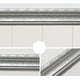thumbnail image 2 of Moldura de espuma flexible autoadhesiva de 228 x 7,6 cm, borde de papel tapiz decorativo 3D con líneas adhesivas para decoración de hogar, oficina y hotel, color blanco, 2 of 6