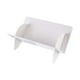 thumbnail image 3 of Estante De Almacenamiento De Mesa Moderno, Revistero Estable Para Libros, Imágenes, Música, Blanco, 3 of 3