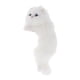 thumbnail image 3 of Lindo Felpa Gato Arte Escritorio Juguetes Simulación Gato Figura Estatua Artesanía Blanco Derecho, 3 of 5