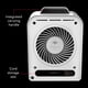 thumbnail image 5 of Space Heater Vornado Velocity 5, climatizador automático, color blanco, 5 of 6