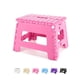thumbnail image 1 of Taburete plegable Dyforce para niños y adultos de 9 pulgadas, rosa, 1 of 9