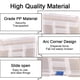 thumbnail image 3 of Caja de almacenamiento de plástico transparente de 5 celdas con botón deslizante, caja para guardar joyas, artículos de papelería, 3 of 5