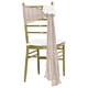 thumbnail image 1 of Xiao Hua Correa de Respaldo de Asiento Caqui -1 Pieza, Cinturón de Silla Preatado de 108.27 X 15.75 Pulgadas, Adecuado para Decoración de Silla de Iglesia Ceremonia de Boda en Jardín para Exteriores, 1 of 5