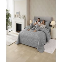Imac Hogar - Quilt De Lujo Cubrecama Verano King - Super King Gris