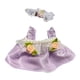 thumbnail image 1 of Mini Ropa Para Mu?ecas, Elegante Y Linda Ropa Para Mu?ecas, Traje Para Ni?as Peque?as, Falda Con Flores Violetas Para Ni?as, 1 of 5