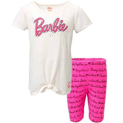 Barbie Big Girls Camiseta Gráfica Y Pantalones Cortos Conjunto De Atuendo