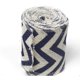 thumbnail image 2 of Cinta de yute AAYU, paquete de 3 rollos, 4" azul con diseño chevron, 2 of 5