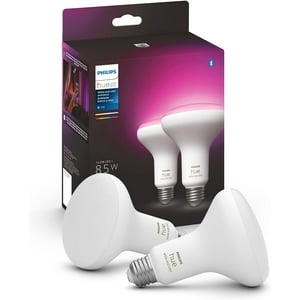 Paquete De 2 Bombillas Inteligentes Philips Hue Br30 85 W