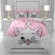 thumbnail image 1 of v1249 Bed Sheets Piglet/Grumpy /Marie Cat /Dumbo Duvet Cover Cover men women/Children KID Printing cartoon Bedding Set Comforter Bed Soft 3-Piece Bedding Set (1 Duvet Cover + 2 Pillow Shams) Bed Shee, 1 of 5