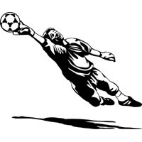 Rienda Libre Graphics - Decomural Goalkeeper Sports Football Ws-17622