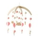 thumbnail image 3 of Cuna De Madera Para Bebé, Juguete Sensorial Móvil, Guardería Móvil Para Niños Recién Nacidos, Rosa Bebé, 3 of 5